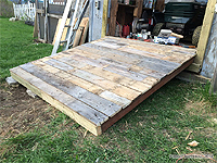 Comment construire une rampe en bois - Fabriquer une rampe d'abri de jardin - Plan de rampe d'accs